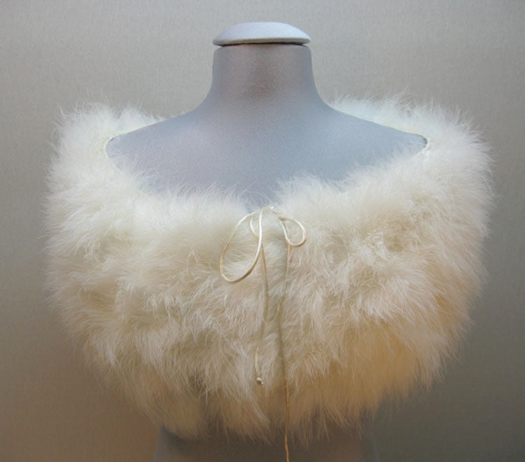 Marabou Feather Infinity Scarf